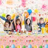 Happy Easter Tablecloth, Easter Tablecloth Cloth, Easter Colourful Egg Cartoon