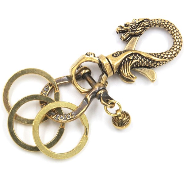XPdesign Brass Brass Key Chain Key Ring Nascan Hook Belt