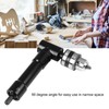 Buachois Right Angle Drill Attachment, 90 Degree Corner Drill Adapter,