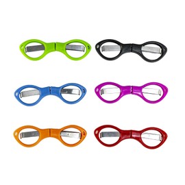 OYWOBET 6 Pcs Portable Mini Travel Scissors, Steel Stainless Mini Folding Scissors for Crafting, Retractable, Paper, Home Office, Outdoor, Sewing (6 colors)