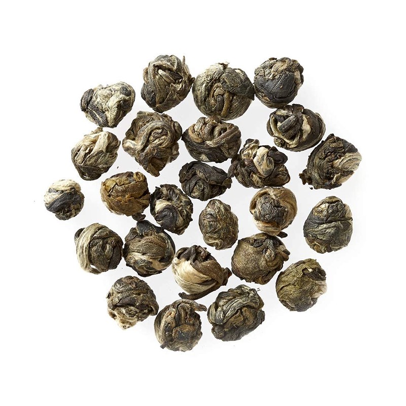 Golden Moon Tea Organic Jasmine Pearls Green Tea - Loose
