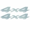 Vinylmark LLC Replacement 4x4 Off Road Decals (Silver) - 1997