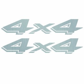 Vinylmark LLC Replacement 4x4 Off Road Decals (Silver) - 1997 to 2004 Compatible with Dodge Truck Bed