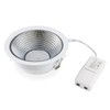 Bright Source All in One LED Commercial Downlight, 10w/15w Switchable