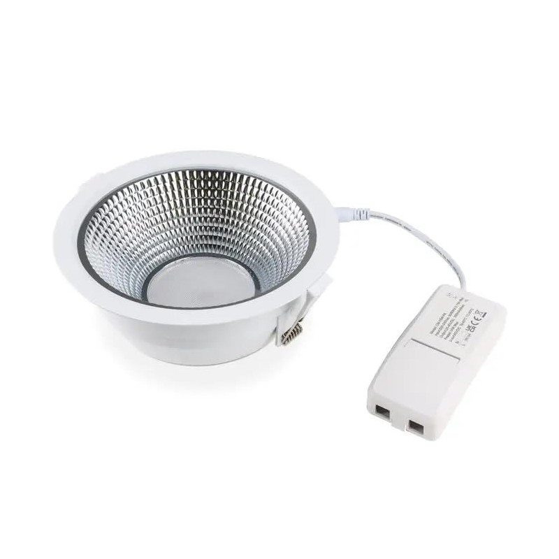 Bright Source All in One LED Commercial Downlight, 10w/15w Switchable