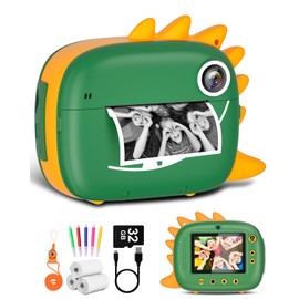 Kids Instant Camera for 3-12 Years Old Kids Toddlers Childrens Boys Girls Christmas Birthday Gifts 2.0 Inch Screen 12MP / 1080P HD Video Camera Baby Instant Print Digital Camera