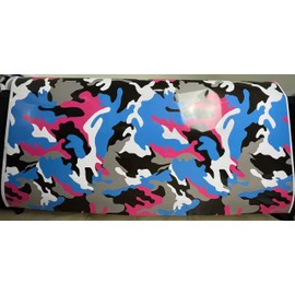 Way2Buy Vinyl Blue Pink White Gray Black Gloss Camouflage Vinyl Car Wrap Sheet Automobile Sticker Film with Free Tool Kit (Sample (3in. X 5in.))