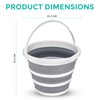 Hillington ® Collapsible Bucket – Large 10L Capacity Sturdy Folding