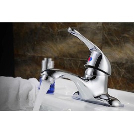 Life System SK238 Two-Hole Single Lever Mixing Faucet for Washbowls Washbasin Faucet Water Supply (Mixing Faucet Only)