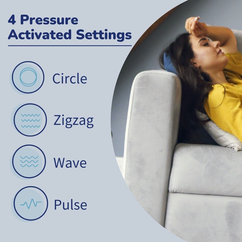 MyMassagePillow- Pressure Activated Massage Pillow for Back, Neck, Feet, &