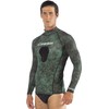 Cressi Unisex-Adult Hunter Rash Guard Shirt für Wassersport, Camo grün,