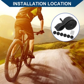 Hihaha Bike Inner Tube/for Bike/Rubber / 1 Pcs Black