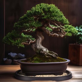 Pinkunn 2 Pack Bonsai Humidity Tray Drip Tray Plastic Plant Water Catcher Tray Plant Saucers for Indoors and Outdoors Cactus, Succulents, Bonsai Tree, Stone Not Included (Ellipse,12.7 x 8.3 Inch)