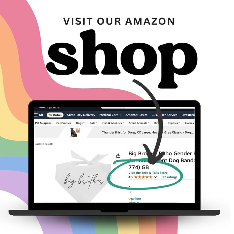 Love My Grandma Dog Bandana | 100% Cotton Adjustable Triangle