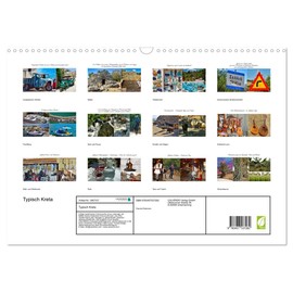 Typisch Kreta (Wandkalender 2026 DIN A3 quer), CALVENDO Monatskalender: Der besondere Charme der Insel (CALVENDO Kunst)