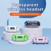Bluetooth Headphones with 110H Playtime, LED Display, Earhooks, Waterproof