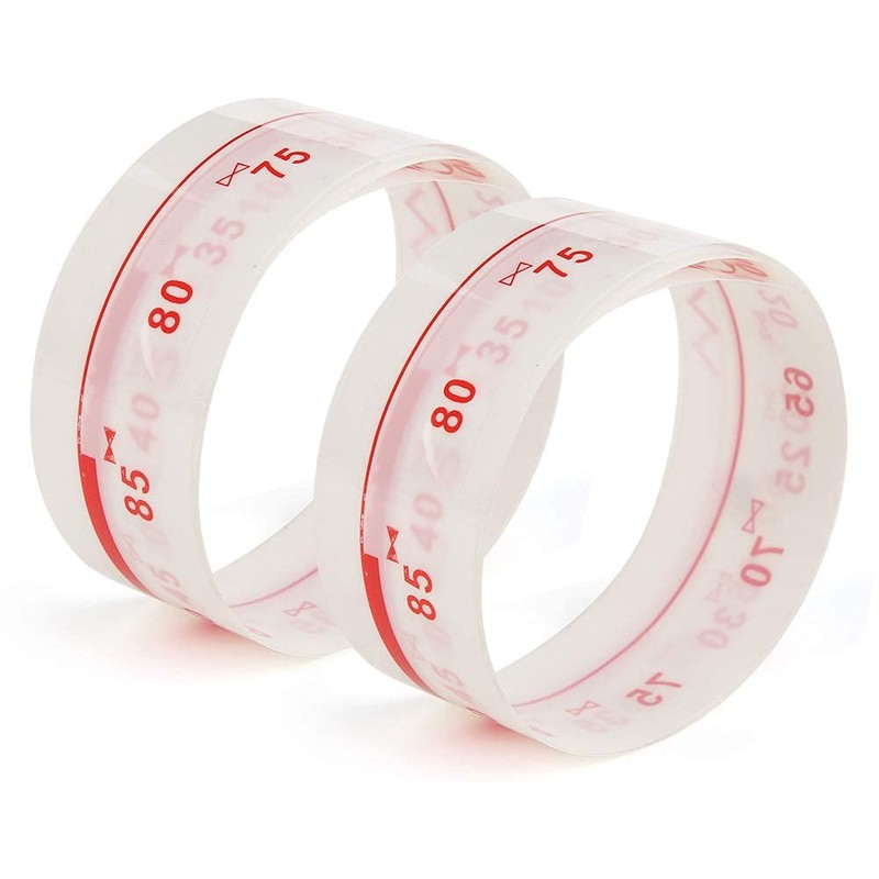2PCS Knitter RulersKnitting Machine Needle Rulers, Hip Curve Ruler for