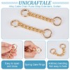 UNICRAFTALE 2Pcs Bag Extender Chain Golden Handbag Strap Extender Bag