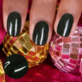Manucurist • Green Flash LED Gel Nail Polish • Vegan • 12-Free, Plant-Based (58%) Gel Polish • Made in France • 0.5 fl oz (POISON)