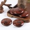 SUNYIK 2 PCS Polished Round Worry Stone for Anxiety and
