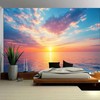 Daesar Tapestry Nature 240 x 220 cm Sea Sunset Motif