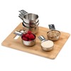 Hudson Essentials Stainless Steel Measuring Cups Set (6 Piece Set)
