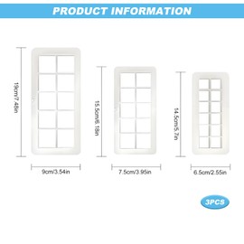 Ausstechformen Quadratische Keksausstecher Cookie Cutter Kunststoff Ausstecher Ausstechformen Geometrische Formen für Fondant