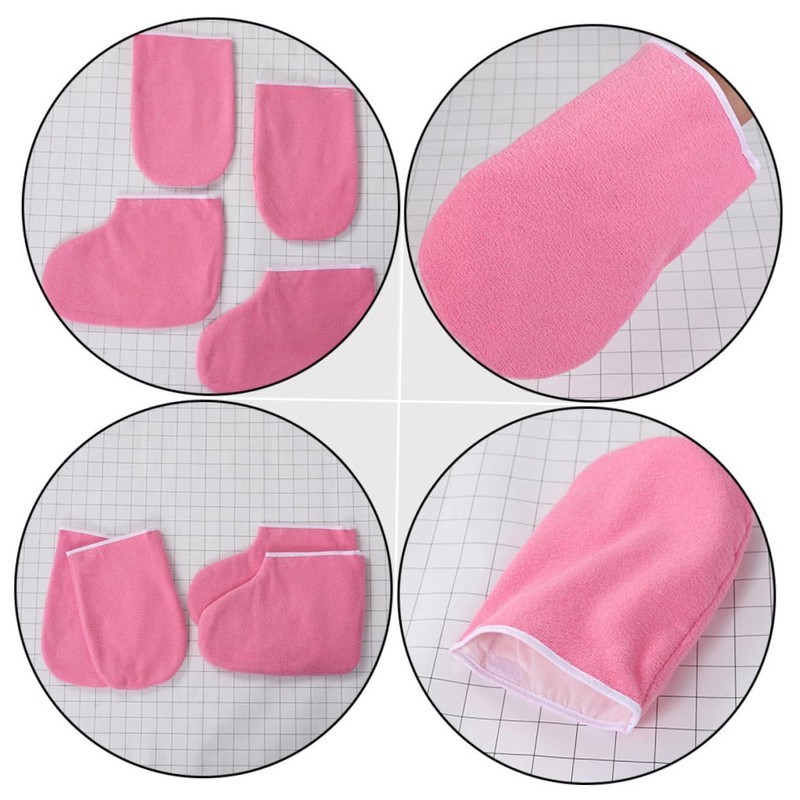 IWOWHERO Manicure Foot Cover 2 Pack Foot Membrane Covers Wax