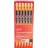 Staples 1170082 Mechanical Pencils #2 Yellow, 0.7Mm, 24/Pk