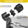 1/2" to 3/4" L075 Flexible 3-Piece L-Jaw Coupling Coupler Set