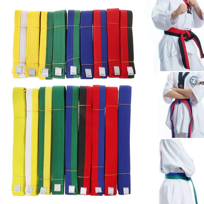 Bobeini Professional Taekwondo Karate Judo Double Wrap Martial Arts Striped