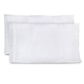 Cosy House Collection Premium Bamboo Pillowcases - Standard, White Pillow Case Set of 2 - Ultra Soft & Cool Hypoallergenic Blend from Natural Bamboo Fiber