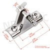NRC&XRC Stainless Steel 316 Pair of Bimini Top Deck Hinge