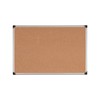 MasterVision Maya Series Self-Healing Cork Bulletin Board, Wall Mounting Push