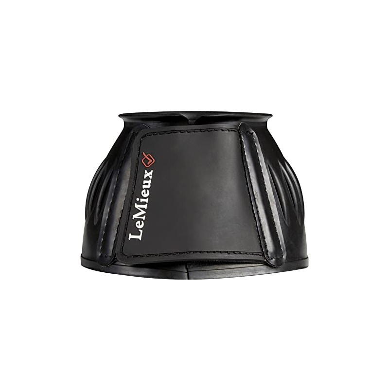 LeMieux Rubber Bell Boots Pair Over Reach Boots - Black,