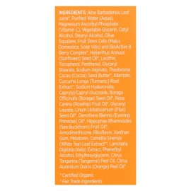 Andalou Naturals Enlighten Serum 1.1 oz Turmeric + C Brightening Squalane & Ceramides Home Use Pore Shrinking for Nose