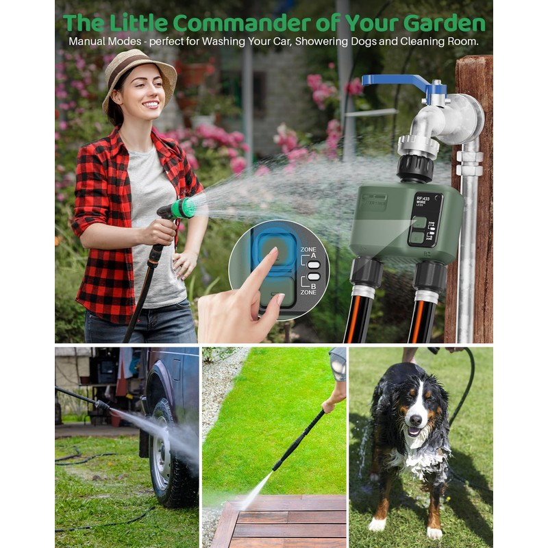 Shrivee Smart Irrigation Computer WLAN with 2 Zone Outputs and