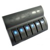 6 Gang Marine Boat Rocker Switch Panel Circuit Breaker LED