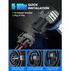 H11 Bulbs, H8 H9 Fog Light Bulbs 16000LM Super Bright