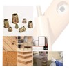 Veda M8 X 25 TYPE D THREADED WOOD INSERT NUTS