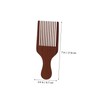 IWOWHERO 2Pcs Wooden Long Tooth Hair Comb Wide Flat Comb