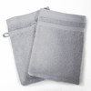 DOUCEUR D'INTERIEUR 2 FACECLOTHS 15X21 Plain Color VITAMINE GRIS, Grey
