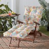 Greendale Home Fashions 72 x 22-inch Outdoor Chaise Lounge Cushion,