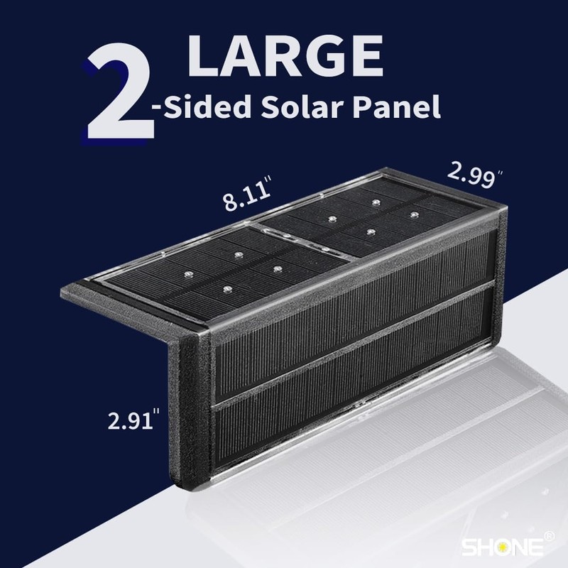 SHONELIGHTING Pool Light, Solar Powered Poolside LEDs for Inground Pool,