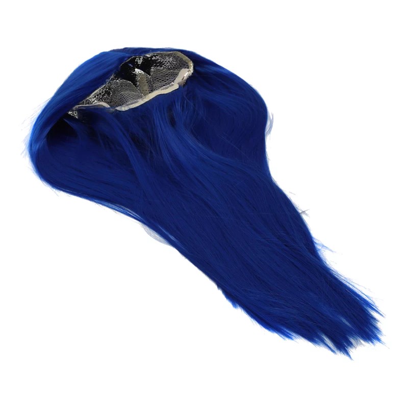generic Pelucas Azules De Pelo Completo, Largas, Rectas, En La