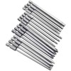 Bestgle 16pcs 1/4" Hex Shank 100mm/4 Inch Long Magnetic Screwdriver