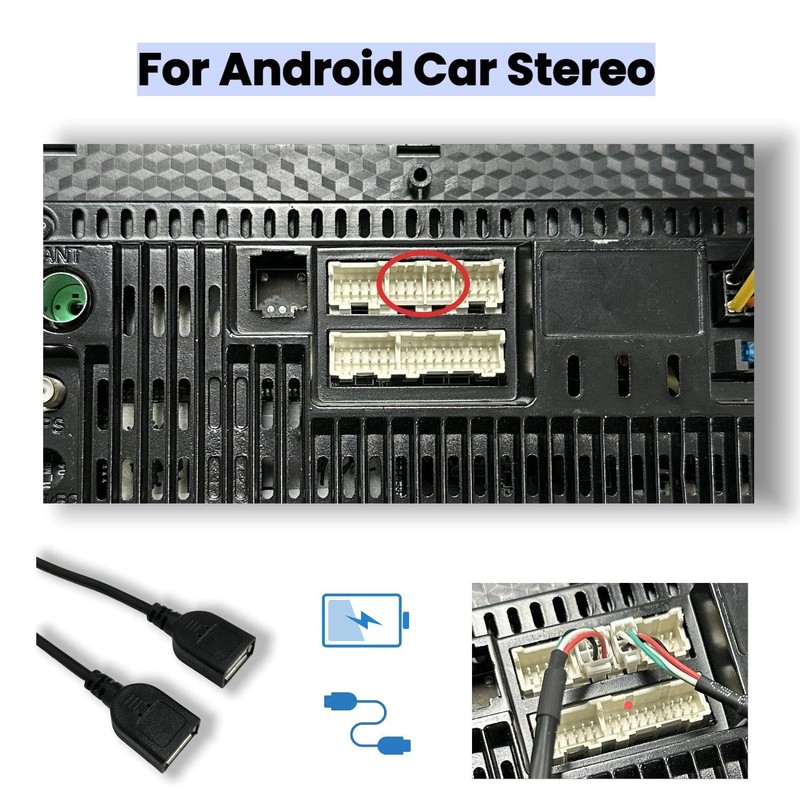 4 Pin & 6 Pin Cable Adapter for Android Car