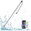 Longrun LED Fountain Light, Waterfall LED Light Strip,Remote and APP