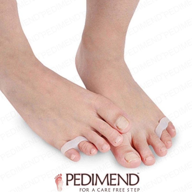 PEDIMEND Two Hole Gel Small Toe Separator (12 PACK) -