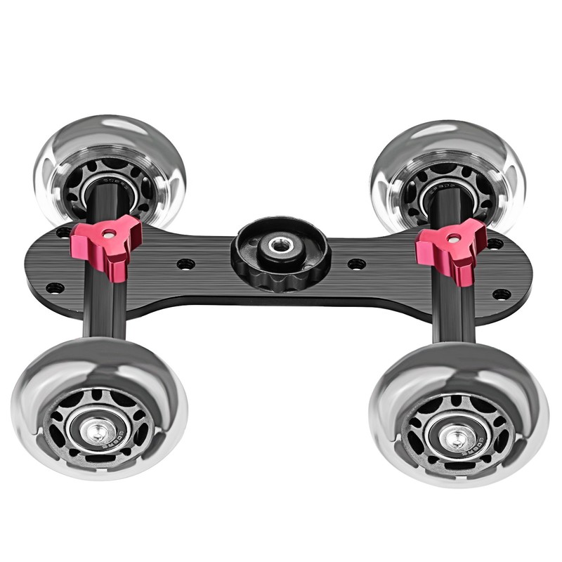 NEEWER Scaled Cámara Cuadro Dolly Slider con 10Kg Capacidad de